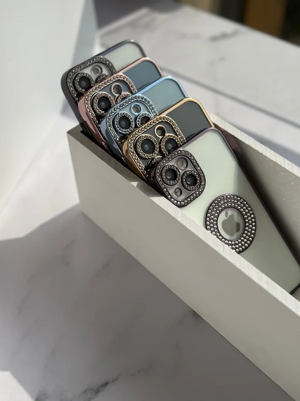 قاب گوشی آیفون Crystal نگین دار