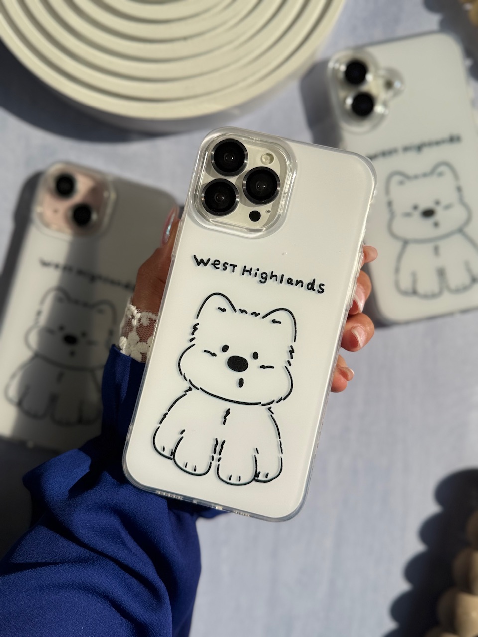قاب موبایل آیفون سگ West Highland