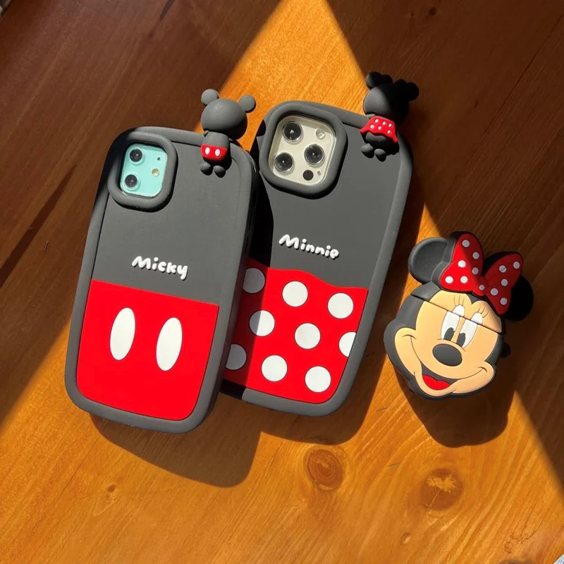 قاب گوشی آیفون میکی و مینی micky & minnie سیلیکونی