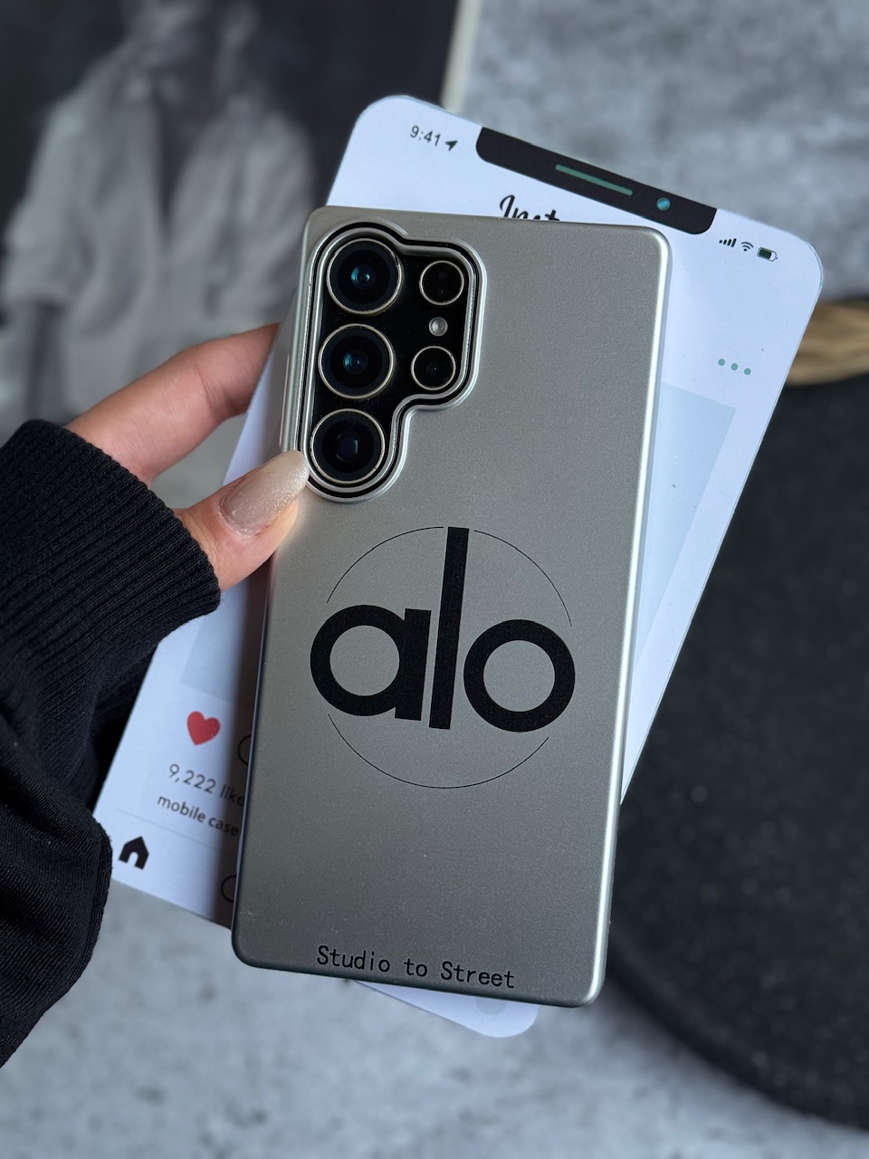 قاب سامسونگ Silver alo