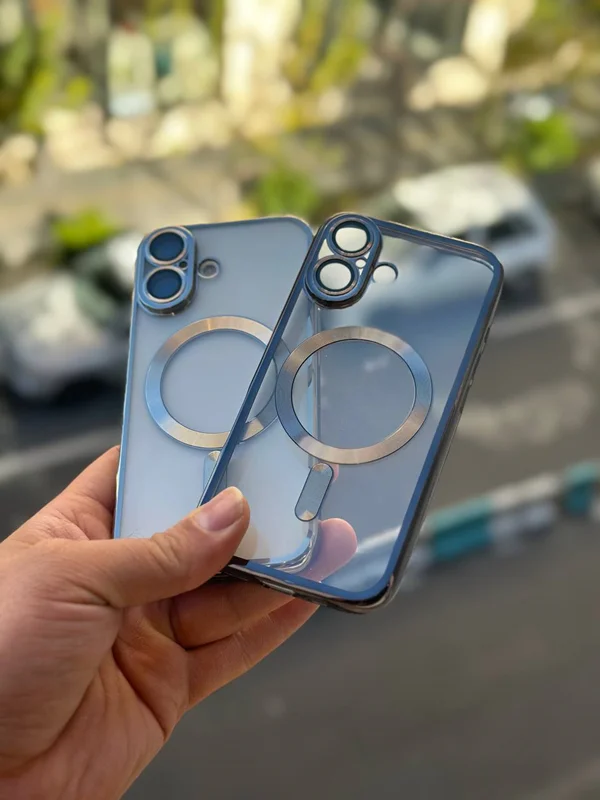 قاب گوشی آیفون شفاف مگسیف Creative case
