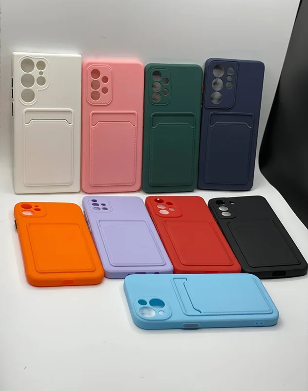 قاب موبایل سامسونگ ژله ای جاکارتی دار سامسونگ