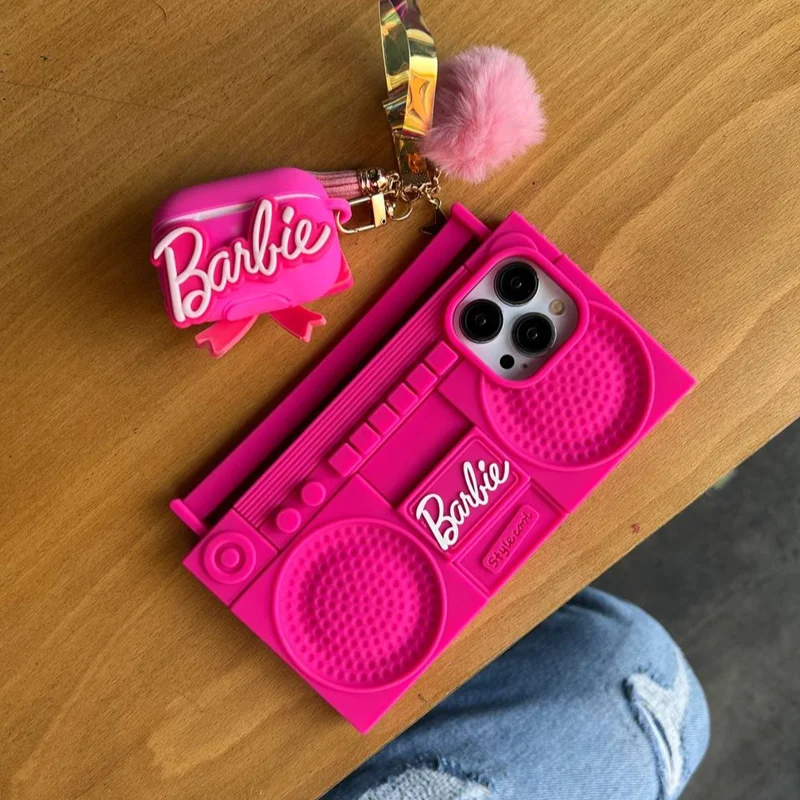 قاب گوشی Barbie partyBox ضبط باربی آیفون