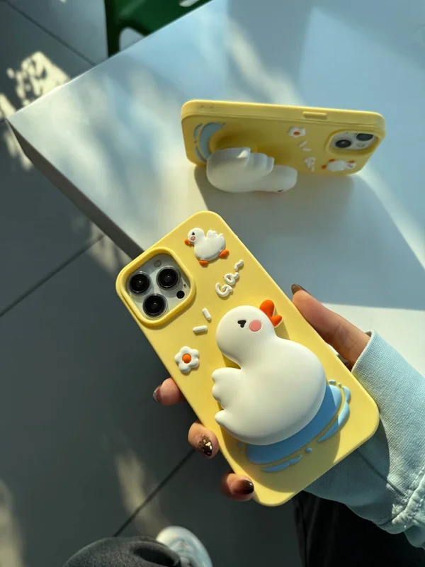 کاور گوشی آیفون duck پاپ سوکتی