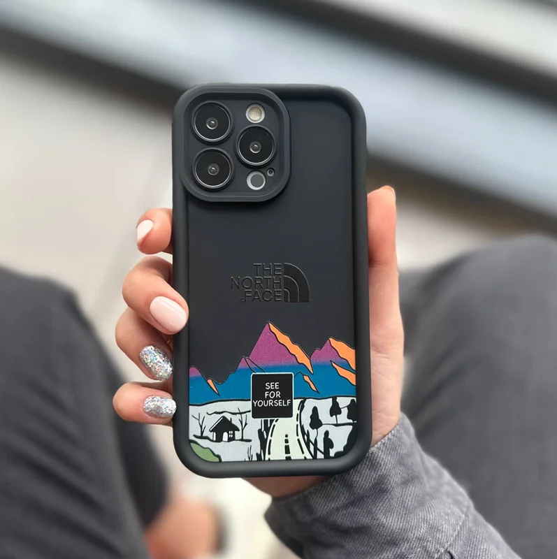 کاور موبایل آیفون Solid North Face