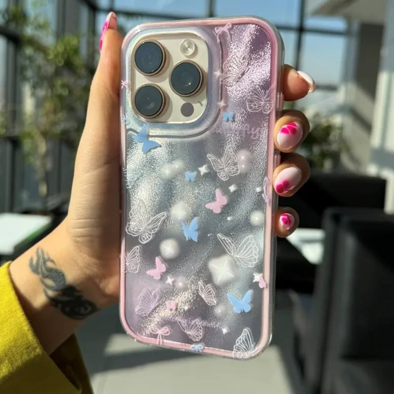 کاور گوشی آیفون world butterfly