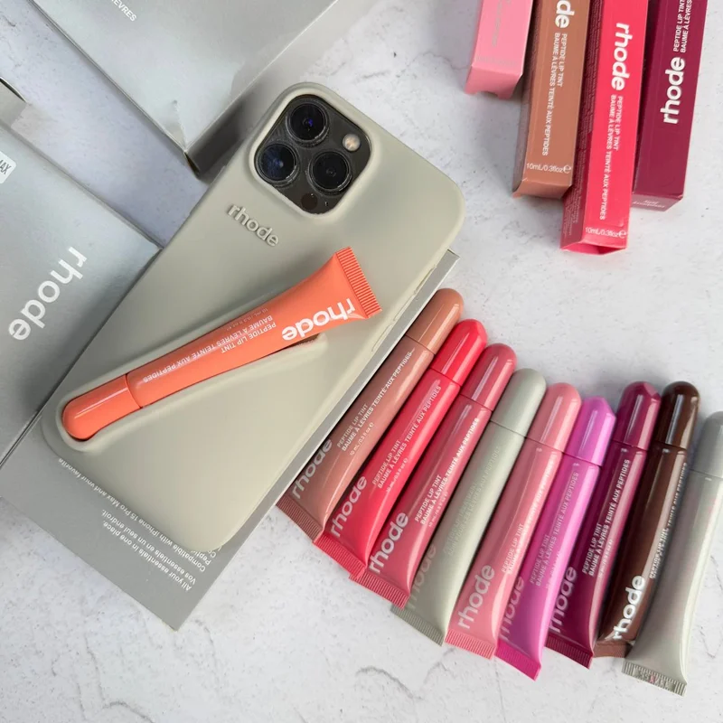 کاور گوشی سامسونگ rhode طوسی همراه لیپ گلاس رندوم