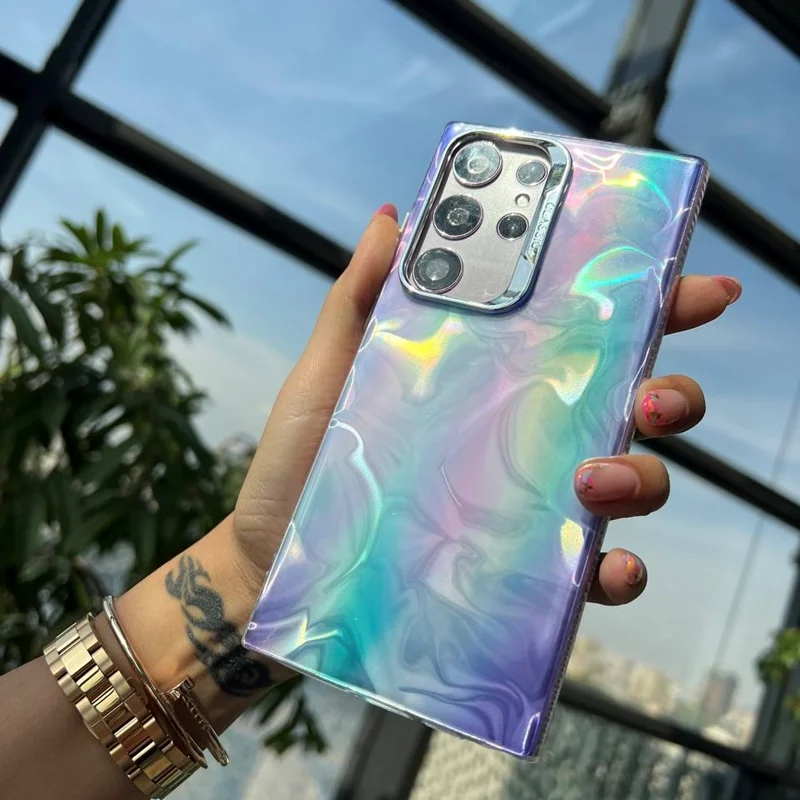 کاور گوشی سامسونگ موج رنگین کمان