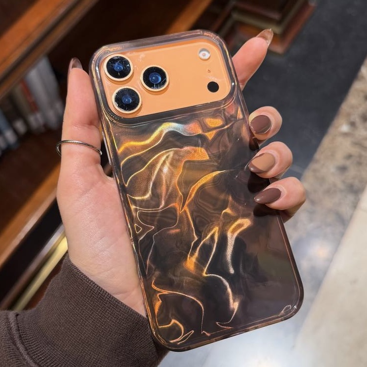 کاور گوشی آیفون wave brown