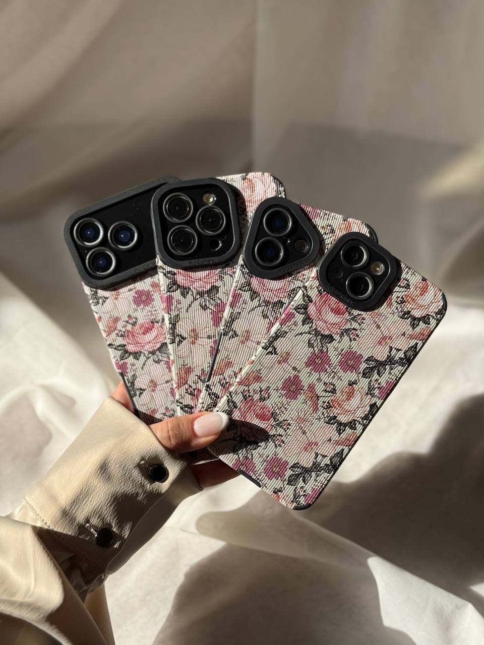 قاب آیفون گل گلی کبریتی