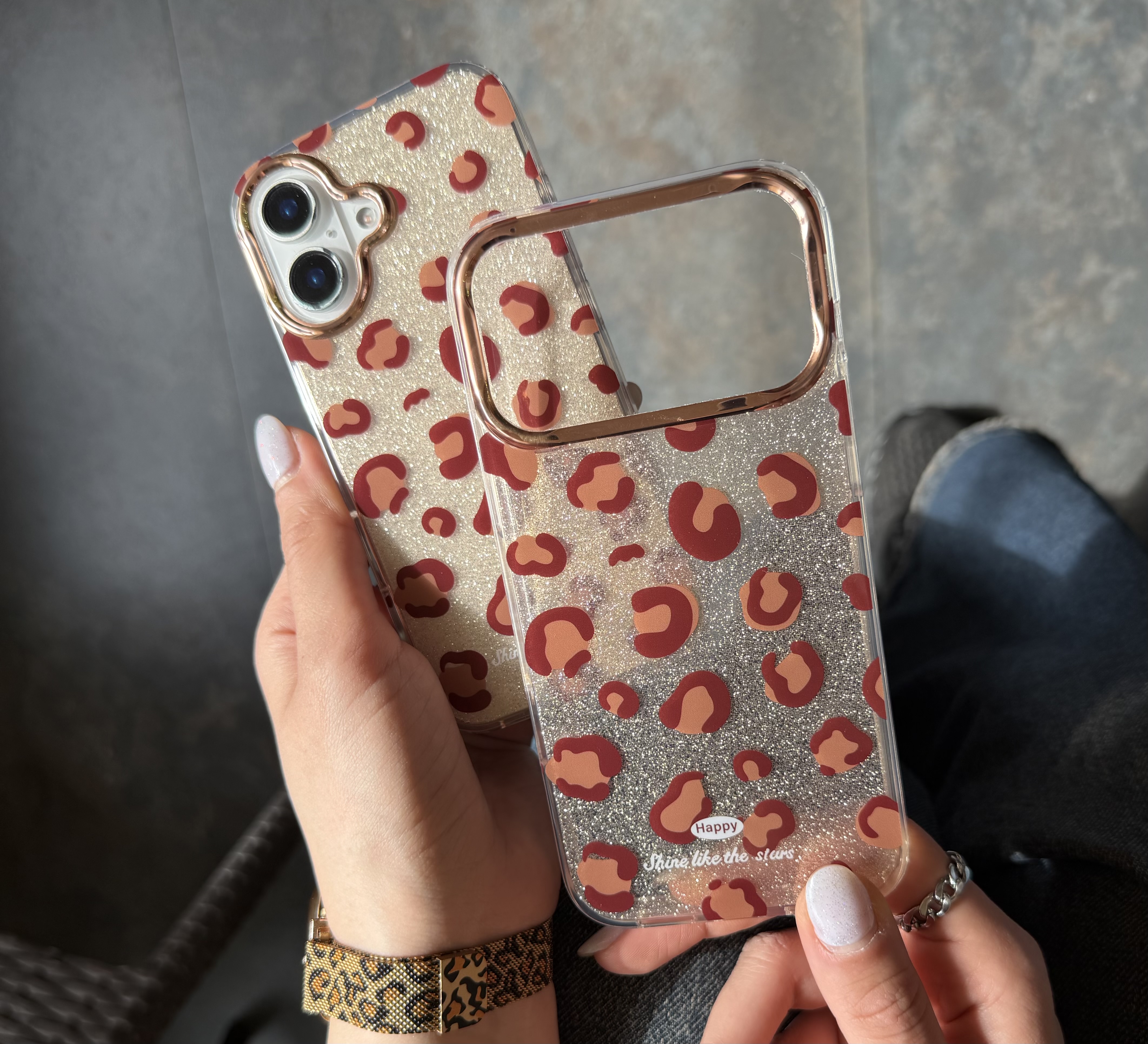 کاور آیفون پلنگی شاین