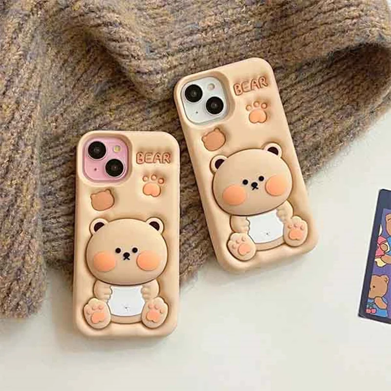گارد گوشی آیفون TEDDY🐻سیلیکونی