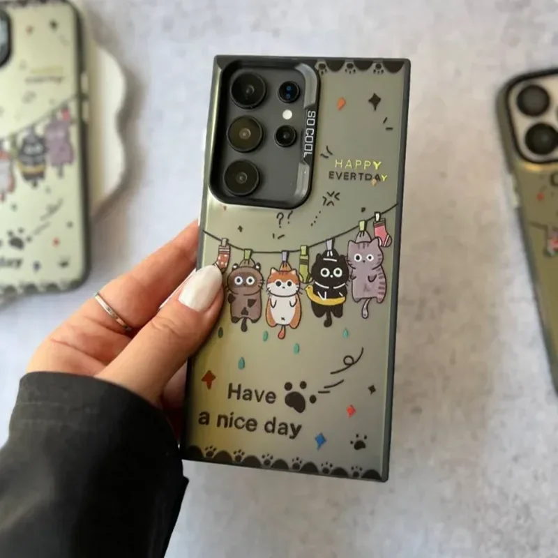 قاب موبایل سامسونگ گربه رختی