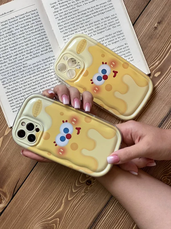 قاب موبایل آیفون باب اسفنجی پنیری