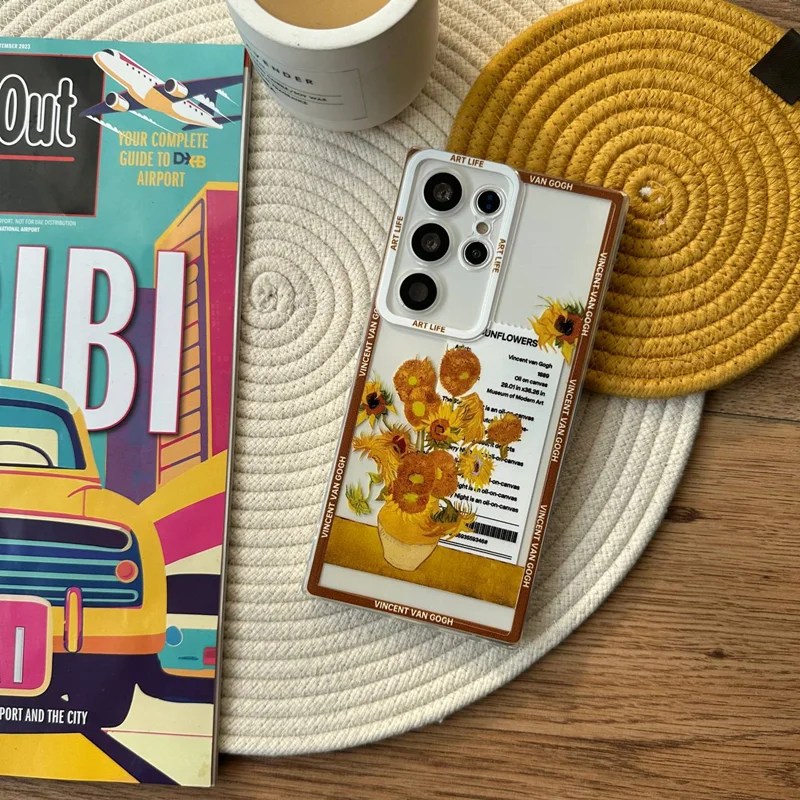 قاب گوشی سامسونگ SunFlower By Vangogh گل آفتابگردان اثر ونگوگ