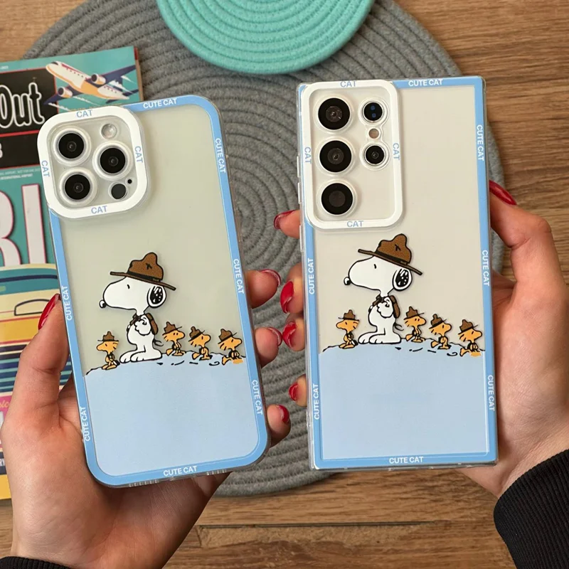 قاب گوشی سامسونگ Family Snoopy خانواده اسنوپی