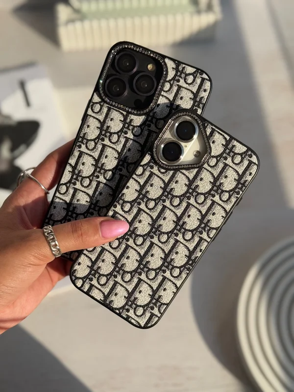 قاب گوشی آیفون دیور دور لنز نگین