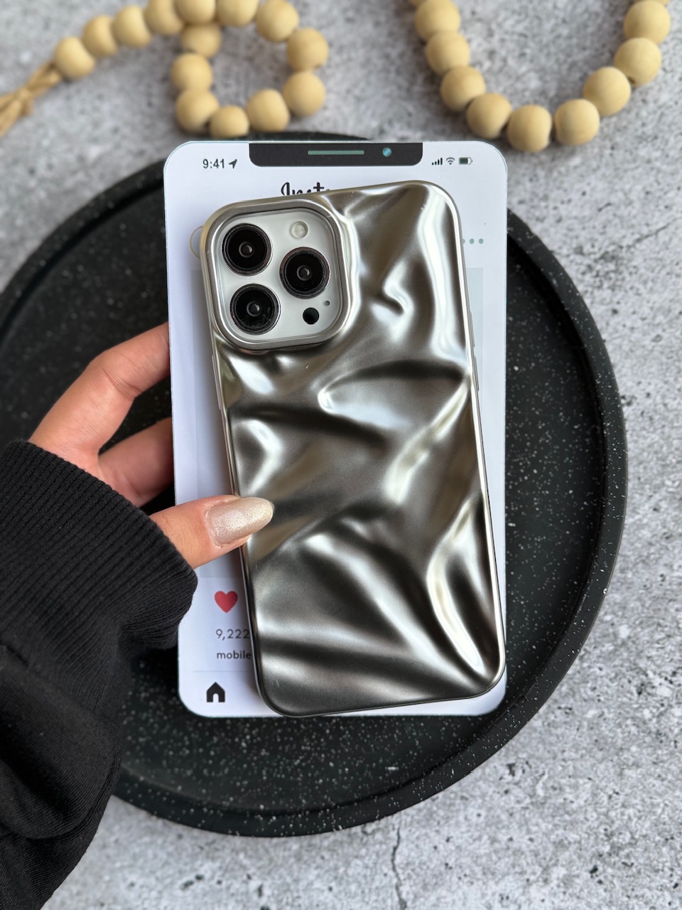 قاب موبایل آیفون Matte Mirror Wave