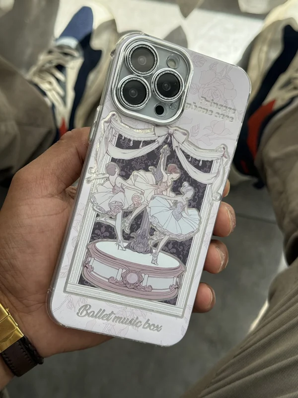 قاب موبایل آیفون بالرین سه دختر