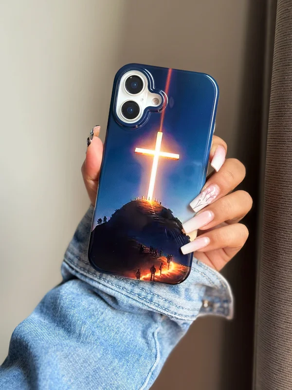 قاب گوشی آیفون صلیب نورانی